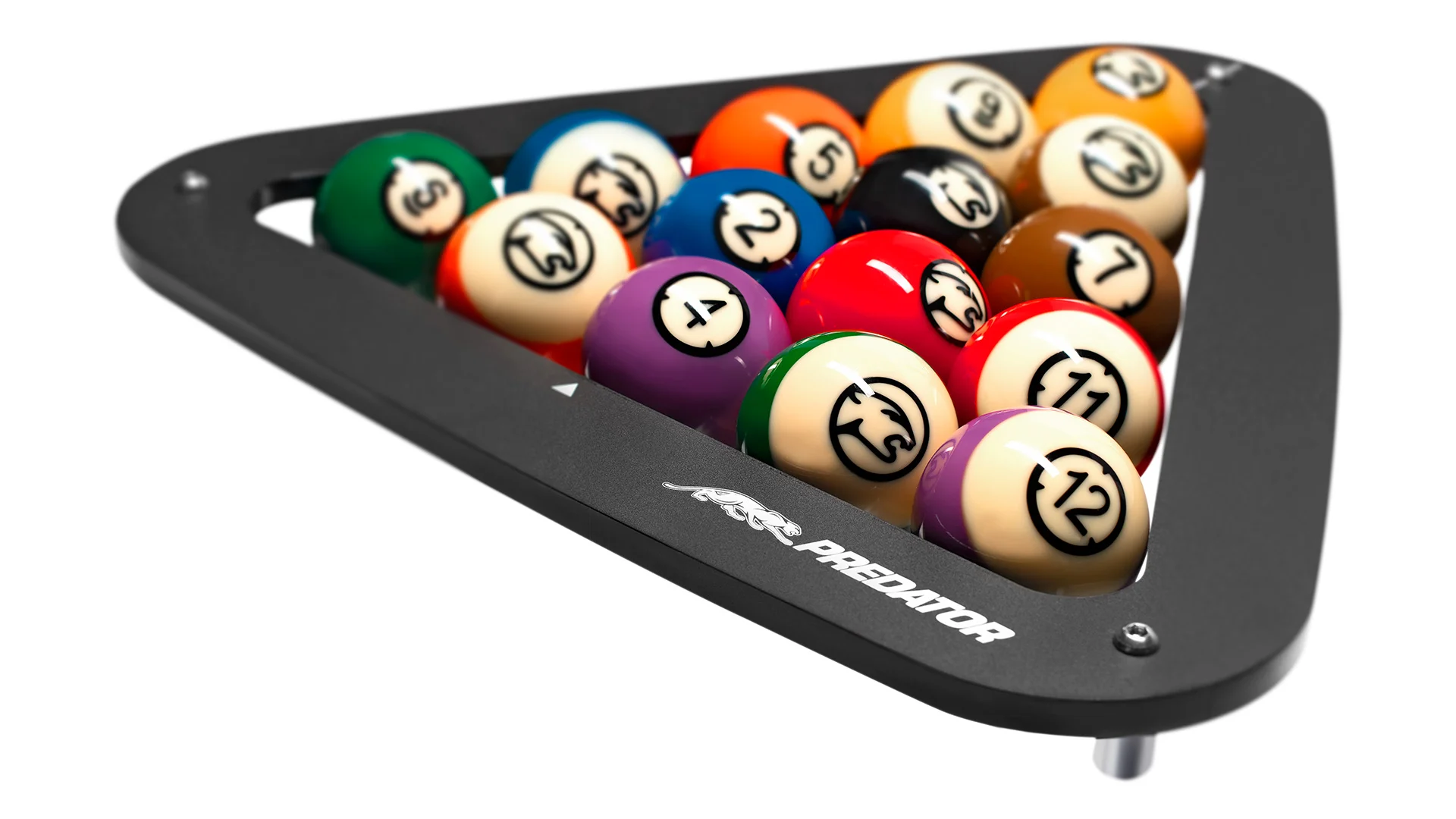 Black Ball Pool Rack Black Predator AeroRack Pool Ball Rack | Triangle - Predator